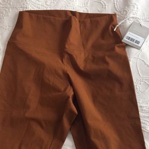 Everlane, Lg. Amber/copper leggings, ankle length